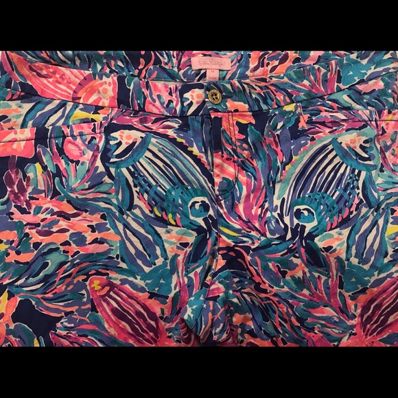 EUC Lilly Pulitzer Kelly Pants Sz 14 - Picture 2 of 3